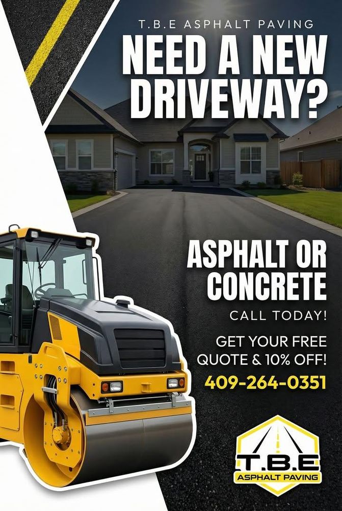 Commercial Parking Lots for T.B.E Asphalt Paving in Spring, TX