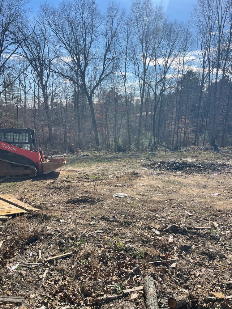 Pad, piers and foundation. for Maness Trucking & Excavation in Lexington, TN