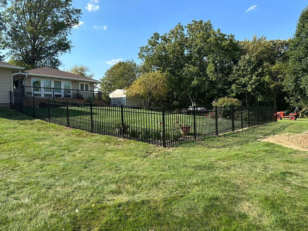 Fence Installation for Illinois Fence & outdoor co. in Kewanee, Illinois