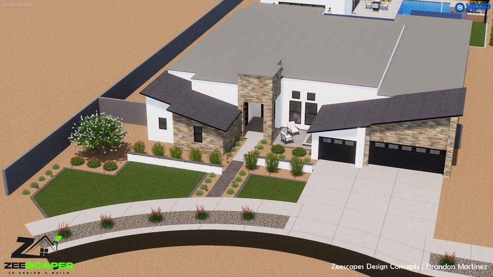 Explore your ideal outdoor space with our free 3D design service, helping you visualize and perfect every detail before bringing your landscape vision to life through expert planning and installation. for Zeescapes Design Concepts in Mesa, AZ