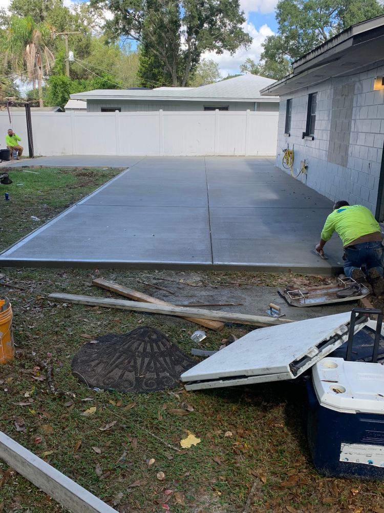 Concrete Slab Construction for JSM Construction in Tampa, FL