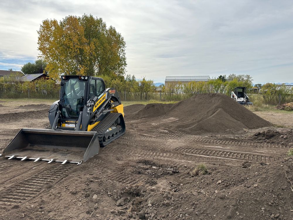 Dirt Work for R&H Homes in Bozeman, MT
