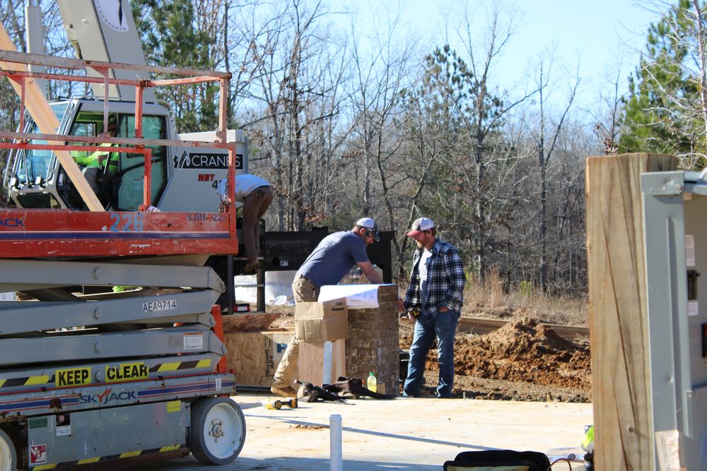 Mountain Style Timber Frame for Emfinger Custom Builders LLC in Pine Mountain, GA