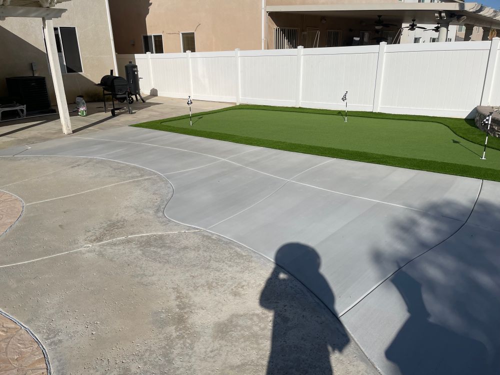 Concrete for Aidan Jade Landscaping in Riverside County, CA