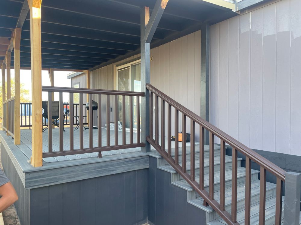 Deck builds for Arizona Home and Yard Solutions LLC in Vail, AZ