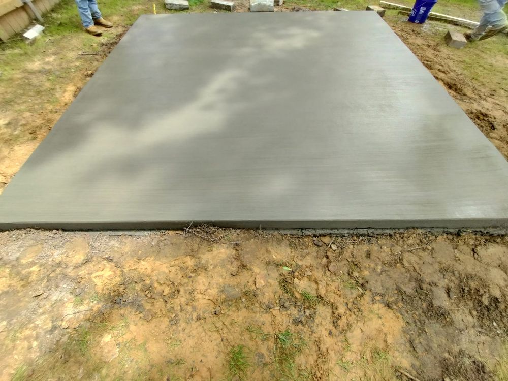 Our Concrete Slab Construction service provides homeowners with expertly poured and finished concrete slabs, ensuring durable foundations for new structures or additions to their homes. Quality craftsmanship guaranteed. for Mg's Renovations in Longview, TX