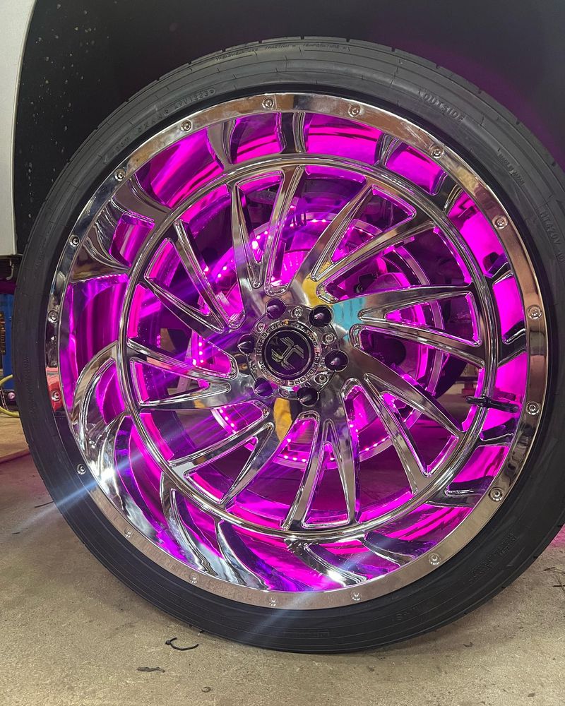 Enhance your vehicle with our Rock Light service, offering stylish and durable LED lighting solutions for improved nighttime visibility and a personalized touch for any off-road adventure. Ideal for homeowners seeking robust automotive upgrades. for Tragedy Lighting in Oxford, NC