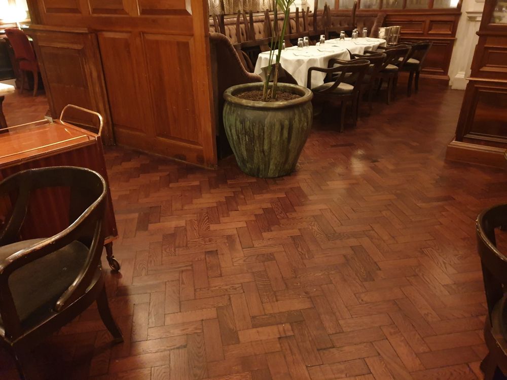 Our Restaurant Floor Restoration service will bring new life to your worn-out natural stone floors, leaving them looking beautiful and polished once again. Trust us to restore your floors effectively and efficiently. for Shinebrite Stone Care in Raleigh, North Carolina