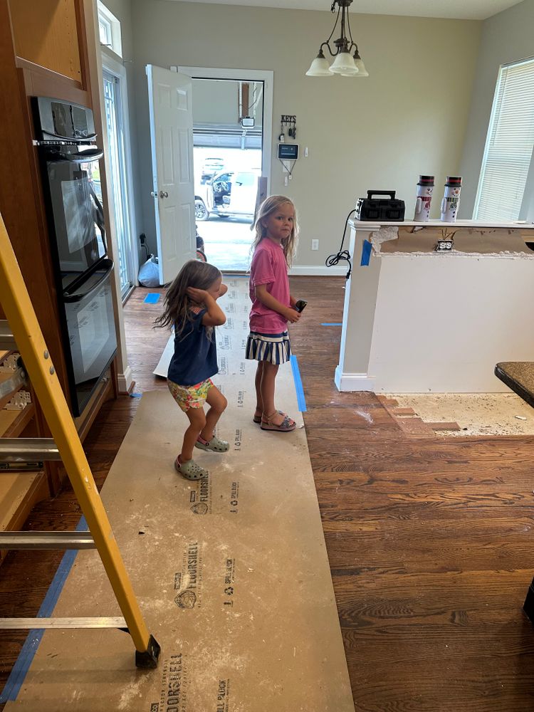 Parkside - deck & kitchen for Thomas J. Gorman Construction in Middletown, DE
