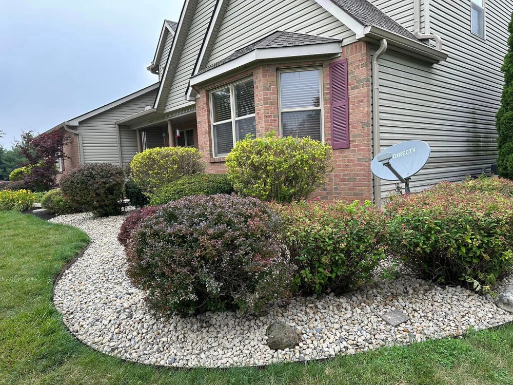 Aggregate Installation  for Higgins landscaping LLC in West Jefferson, OH