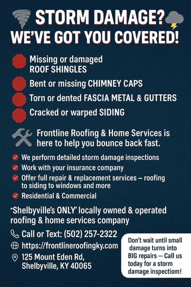 Other Services for Frontline Roofing & Home Services in Shelbyville, KY