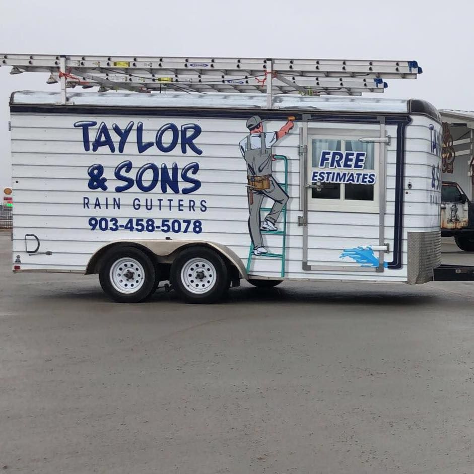 Gutters for Taylor & Son’s Rain Gutters in Caddo Mills, TX