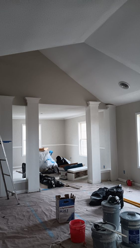 Fence and Full Home Interior Painting and Drywall repair for Dead Tree General Contracting in Carbondale, Illinois