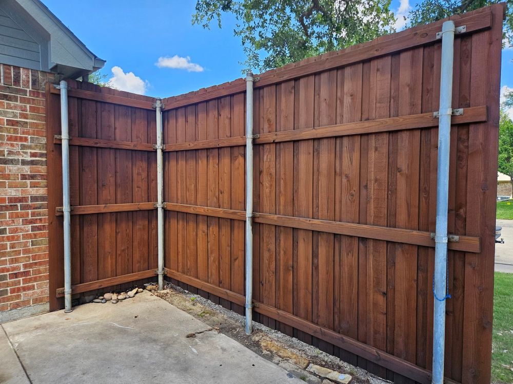 All Photos for Armor Fence Staining in Highland Village, TX