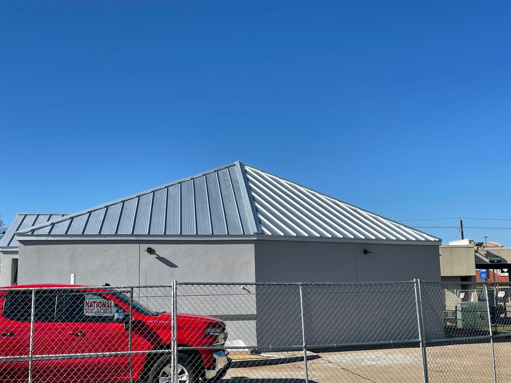 Pantengo,Tx Standing Seam Metal job  for Double RR Construction in Royse City, TX