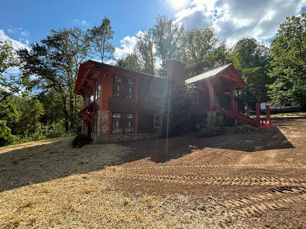 Grading for Schrock’s Land Management in Northern Virginia, Shenandoah Valley, VA