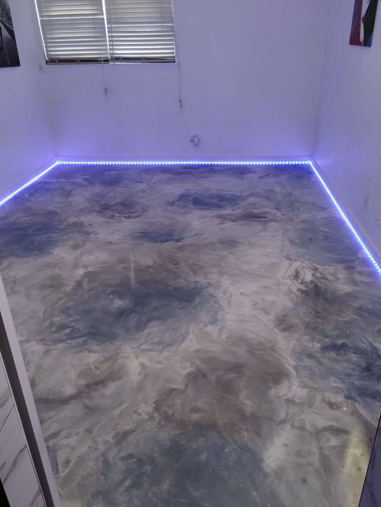 Transform your bathroom with our durable epoxy flooring, offering a seamless, stylish finish. Easy to clean and customizable, it elevates aesthetics while providing long-lasting protection against moisture and wear. for Kings Tile LLC Bathroom Remodeling in San Antonio, TX