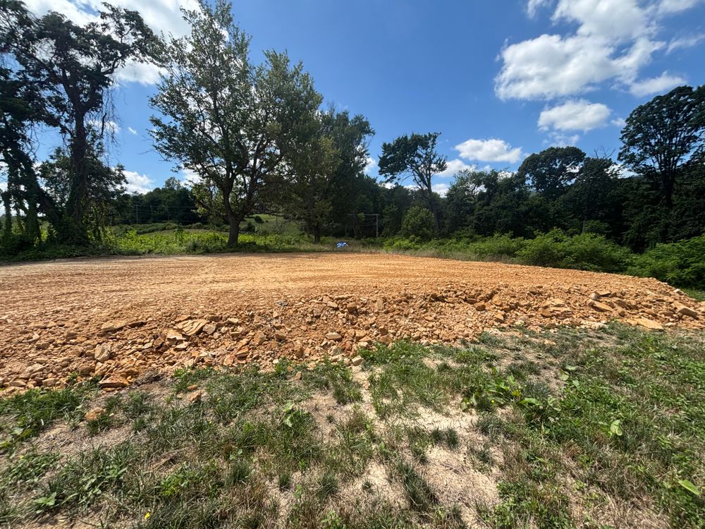 Grading for Schrock’s Land Management in Northern Virginia, Shenandoah Valley, VA