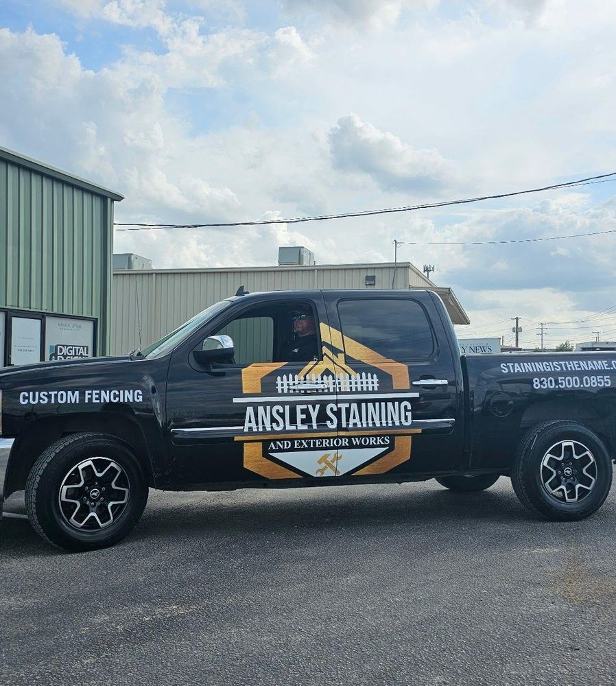 Fence Staining for Ansley Staining and Exterior Works in New Braunfels, TX