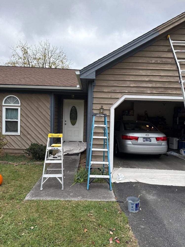 Painting for Blue Ridge Brushworks in Johnson City, TN