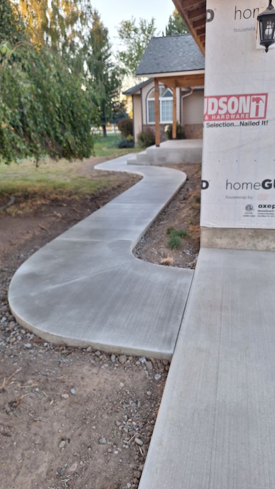 Sidewalks for Richardson Restoration and Concrete in Ellensburg, WA