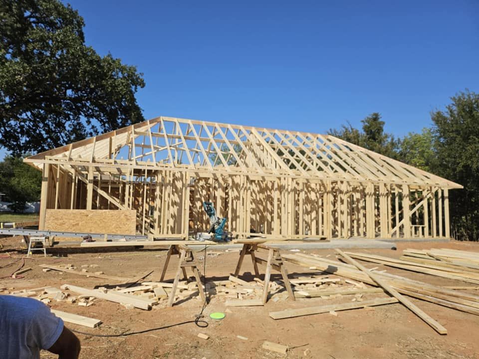 Framing for Willy Lewallen And Sons Construction in Mineral Wells, TX
