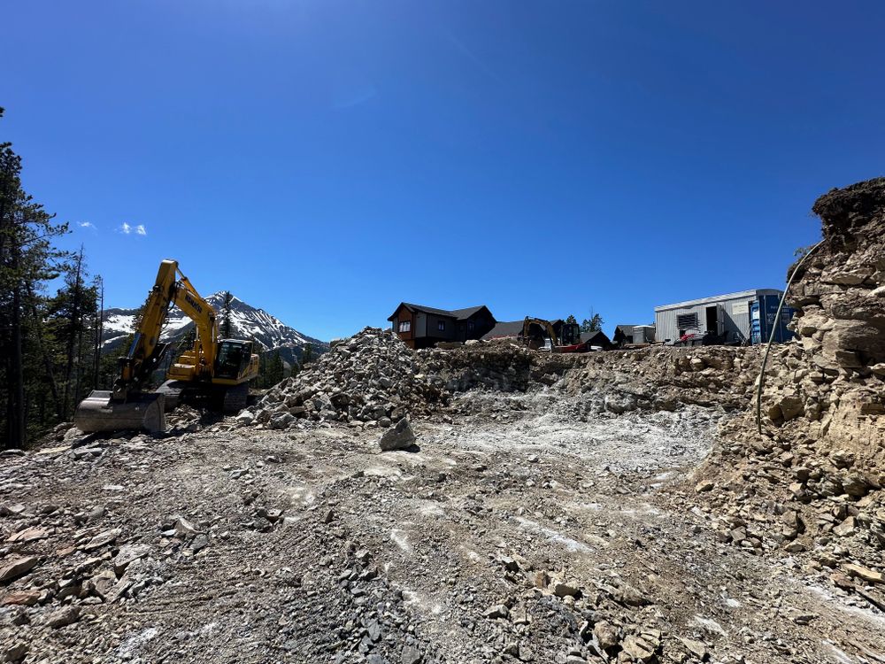 Dirt Work for R&H Homes in Bozeman, MT