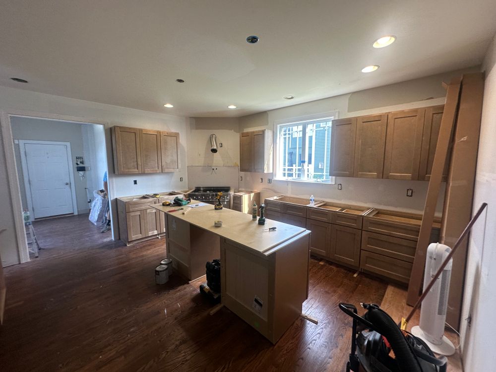 Parkside - deck & kitchen for Thomas J. Gorman Construction in Middletown, DE