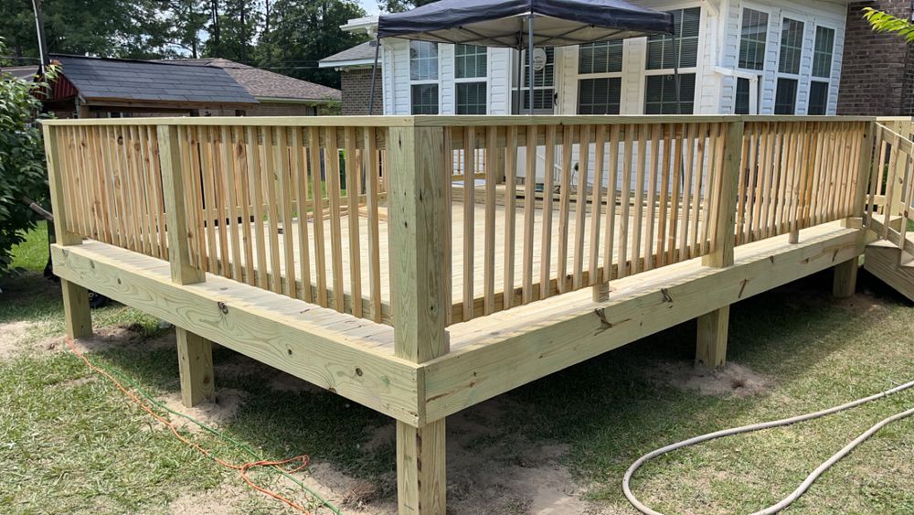 Deck’s for JB Nealy Fence in Elgin, SC