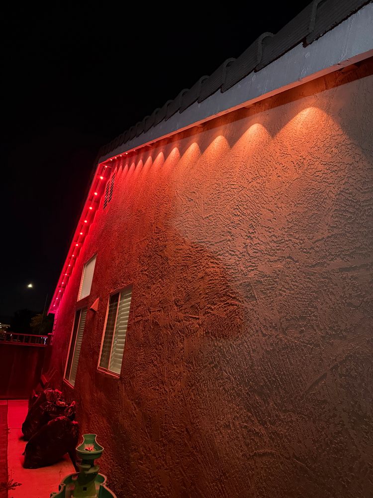 Permanent lighting for GGG Home Services in San Jose, CA