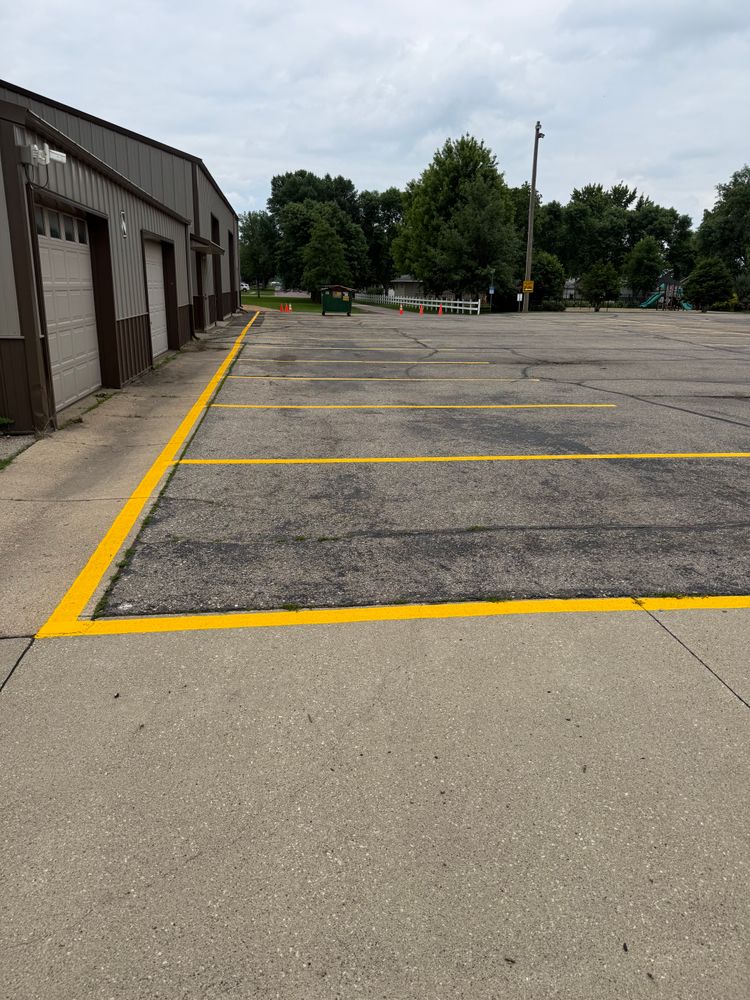 All Photos for Midwest Line Striping LLC in Spirit Lake, IA