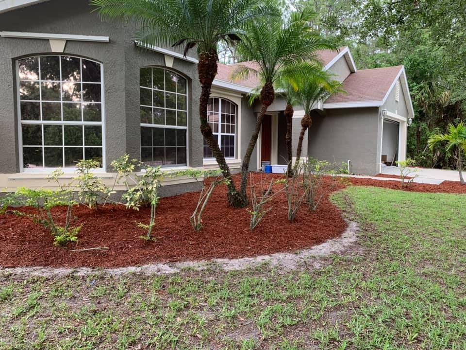 Fall Clean Up for Tolliver’s landscape LLC in Palm Bay, FL