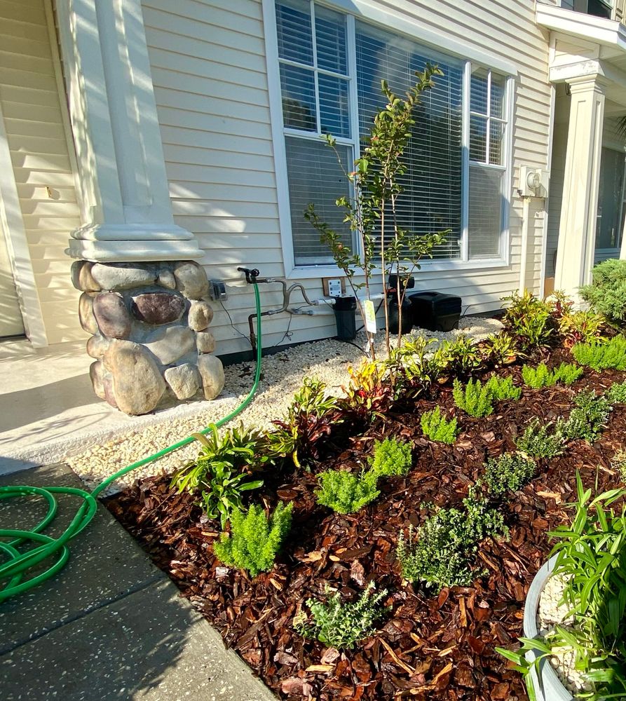 Landscape Design and Installation for Verimay's Garden and Landscaping in Hillsborough County, FL