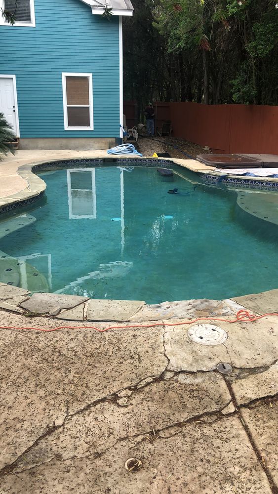 Swimming Pool Renovations: for UBER FORCE in San Antonio, TX