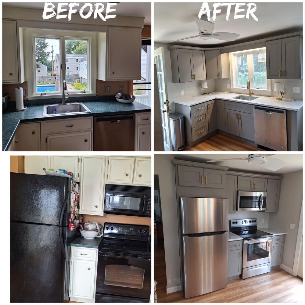 Kitchen Renovation for Hammer One Handyman in Haverhill, MA