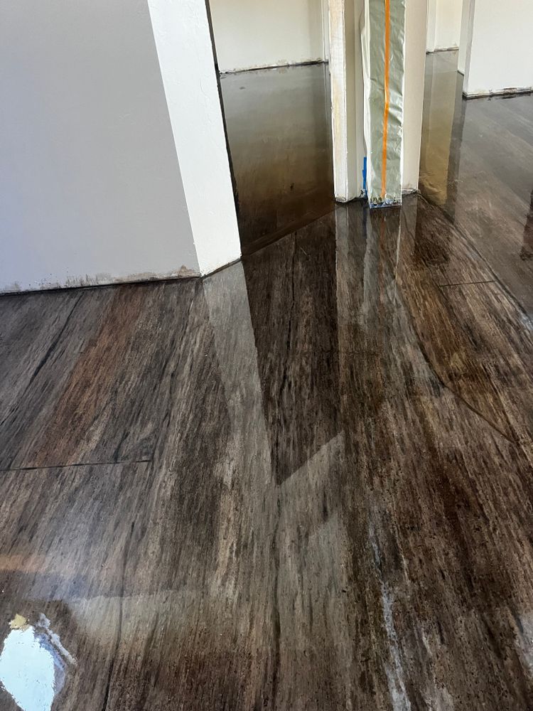 Our Wood Overlays service offers a unique solution for homeowners looking to enhance their concrete surfaces with the warmth and beauty of wood, creating stunning and durable aesthetic enhancements, while providing the strength of concrete! for Twisted X Coatings in Austin, 	Texas