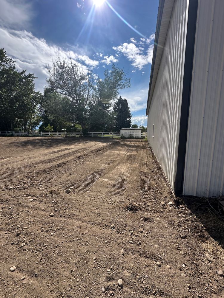 Dirt Work for R&H Homes in Bozeman, MT