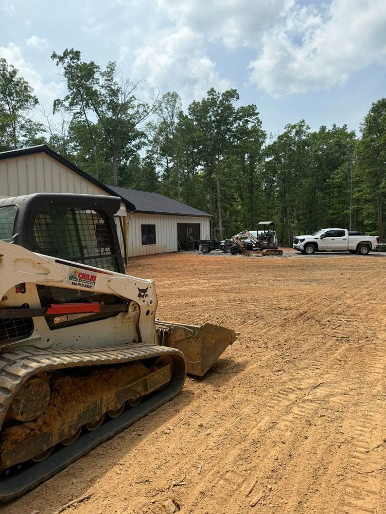 Excavation for Chiles Lawn & Landscaping in Gordonsville, VA