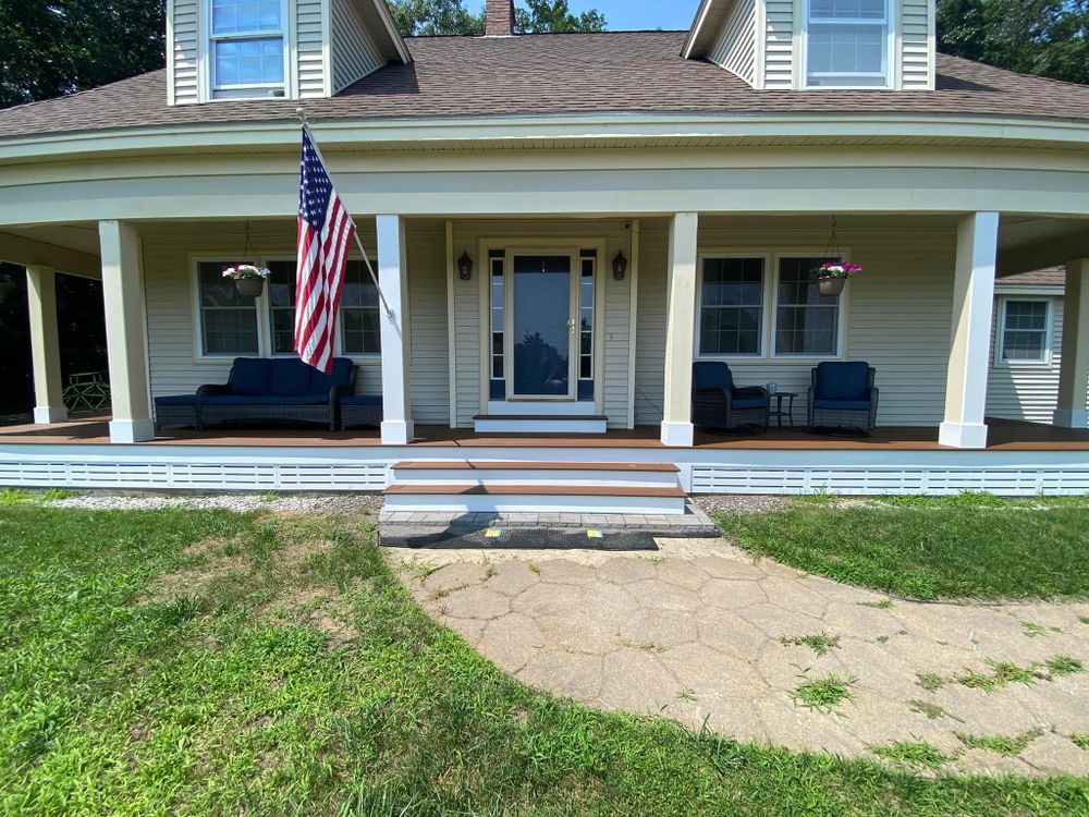 Deck Installation for Eagle Services LLC in Casco, ME