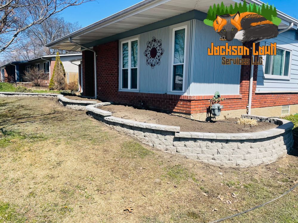 Retaining Wall for Jackson Lawn Services LLC in St Louis, MO