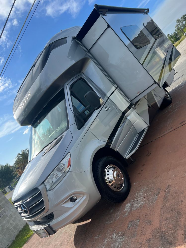 experience top-notch RV & camper detailing services right at your doorstep. Our team revitalizes every inch of your vehicle, ensuring a pristine and refreshed appearance for your travels and adventures. for Shine My Ride Auto Detailing  in Orlando, FL