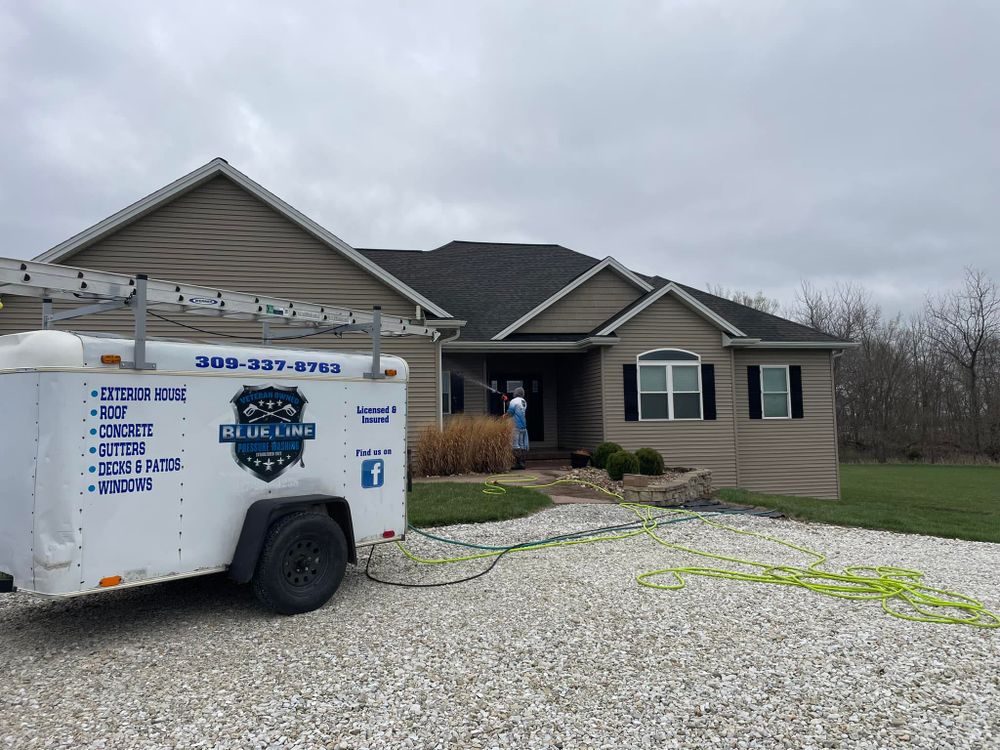 Home Softwash for Blue Line Pressure Washing in Carthage, IL