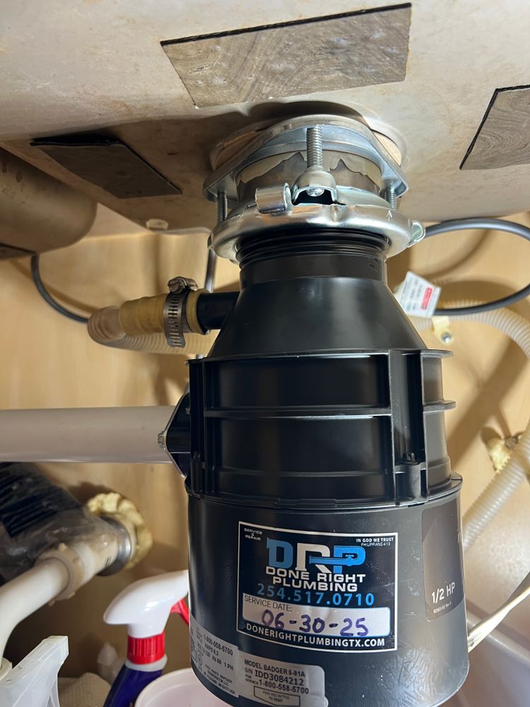 All Photos for Done Right Plumbing in Temple, TX