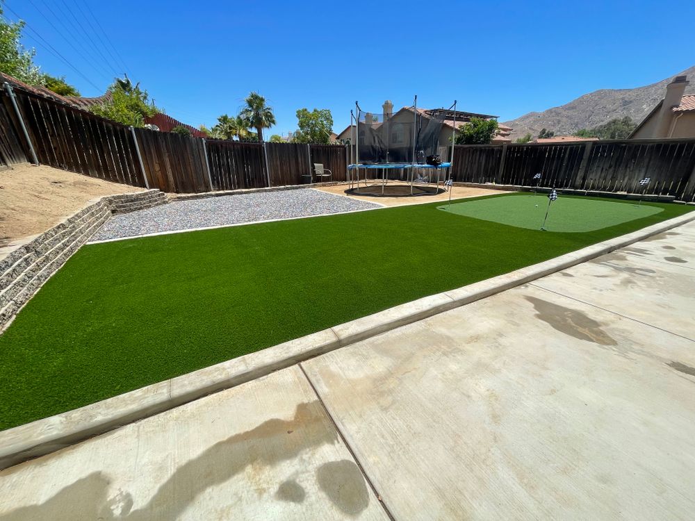 Artificial Turf for Aidan Jade Landscaping in Riverside County, CA