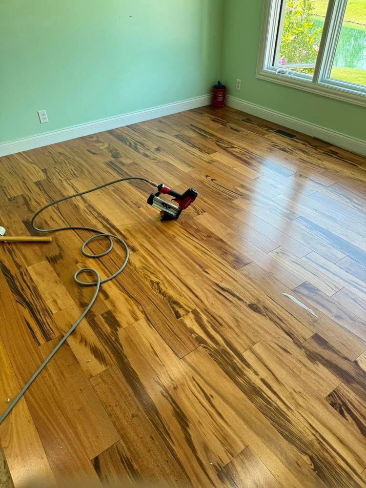 Our flooring service offers a wide range of high-quality materials and expert installation for homeowners looking to enhance their living space with beautiful and durable floors. Transform your home today! for Pierce Contracting in Evansville, IN