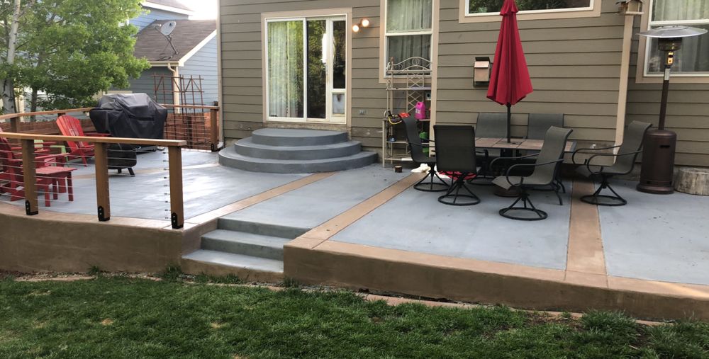 Concrete Steps for B&M Concrete LLC in Longmont, CO