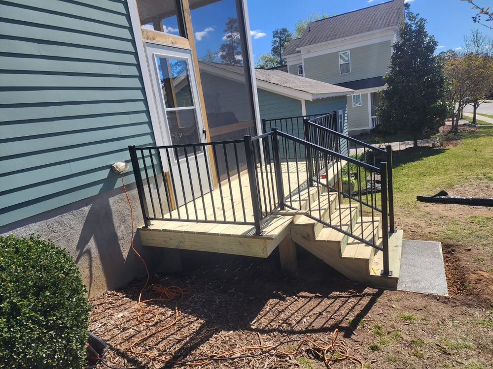 Patio Design & Construction for Flori View Landscaping LLC in Durham, NC