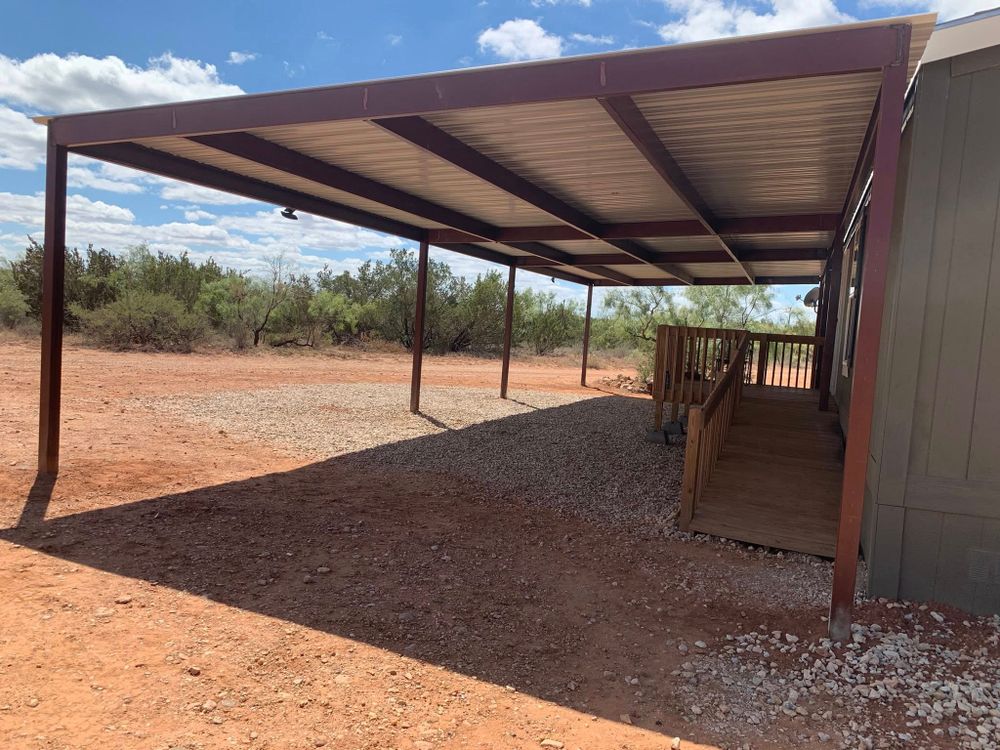Our steel fabrication service designs, cuts, and assembles custom structural components with precision, delivering durable frameworks for garages, workshops, barns, and other residential metal building projects built to last. for Bean Welding & Construction LLC in Ballinger, TX