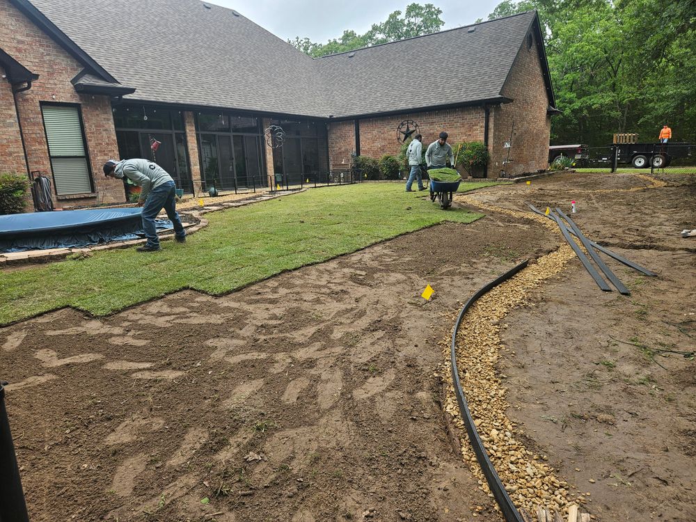 Mowing for Ornelas Lawn Service in Lone Oak, Texas