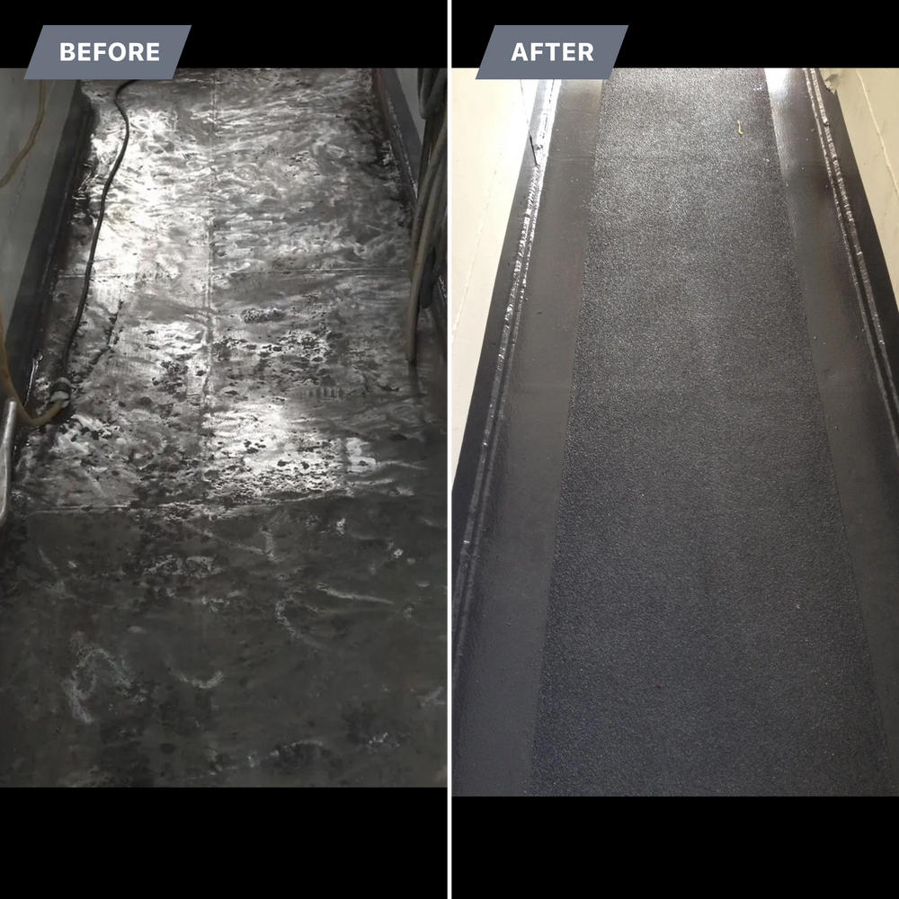Before and After for Hotspray Industrial Coatings  in Orlando, FL